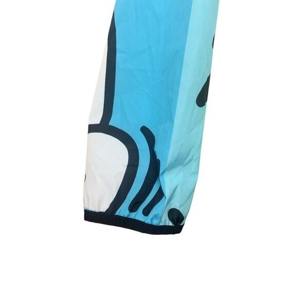 Reason Brand Peace Sign RELAX ANORAK Abstract Mesh Lined Windbreaker Men's L NEW - Picture 5 of 12